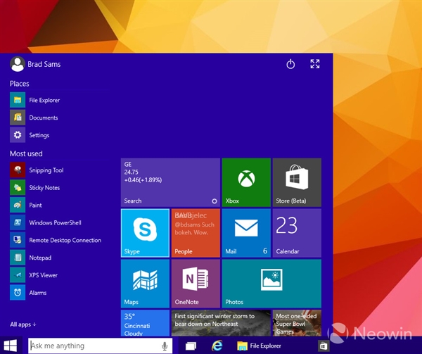 win10最新预览版海量图赏：很稳定 值得升级