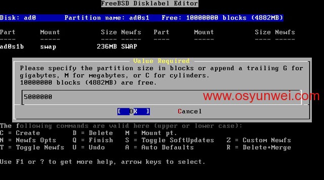 FreeBSD 8.2 安装教程图文详解