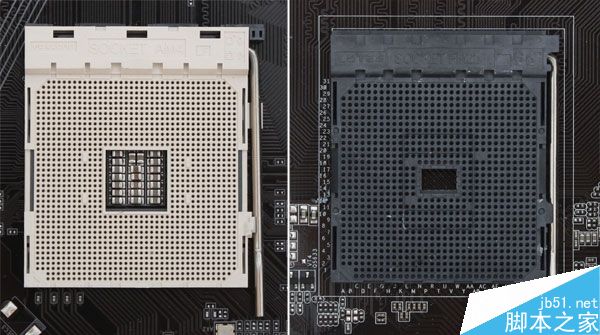 AMD AM4新接口主板B350图赏:支持DDR4内存