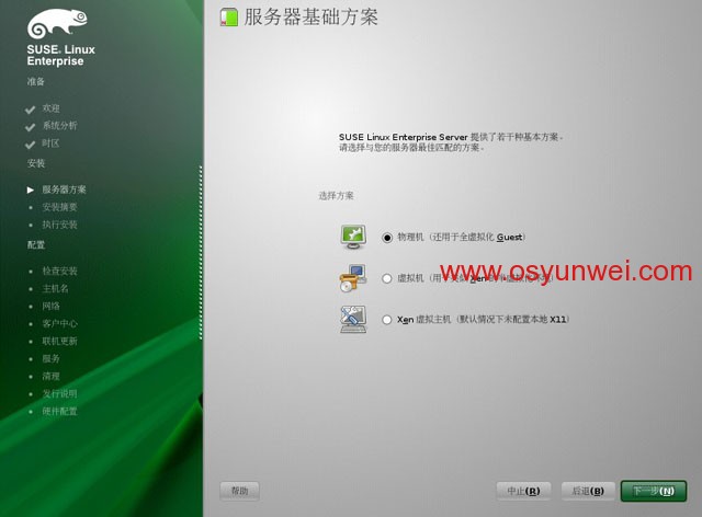 SUSE Linux Enterprise Server 11 SP1 安装教程图文详解