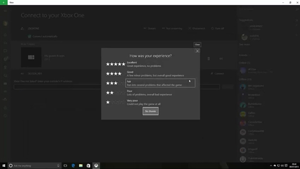 [视频]Win10 Build 10166串流Xbox One游戏演示：赞的没话说