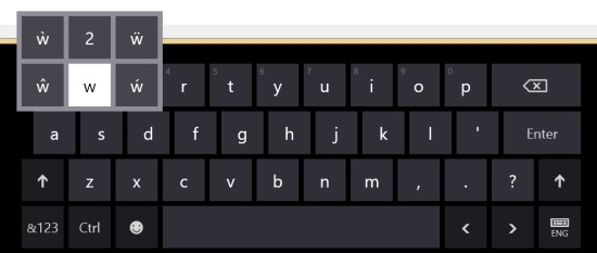 windows8.1屏幕键盘使用图解