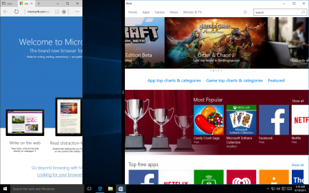 Win10 Build 10547全新snapping功能gif动图演示