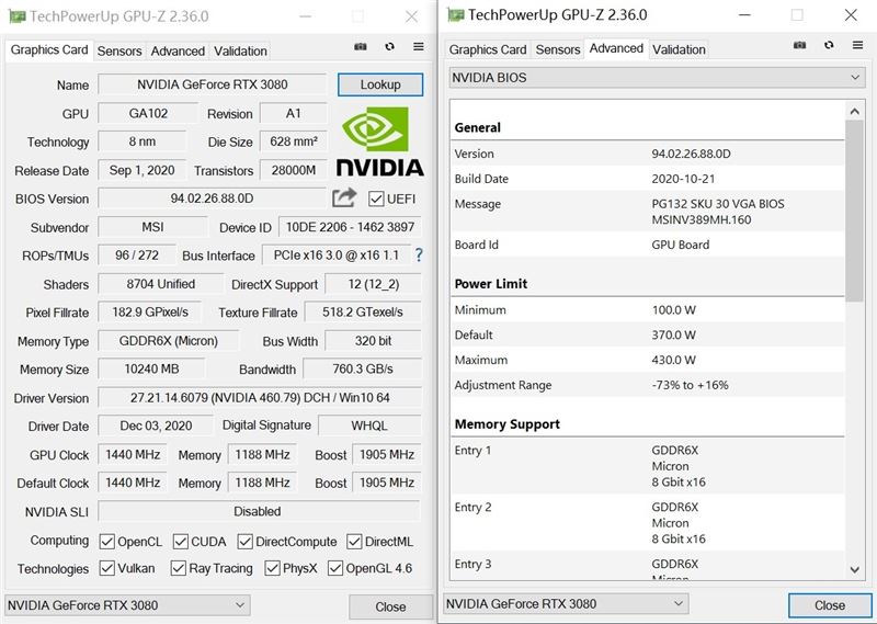微星RTX 3080超龙值得入手吗 微星RTX 3080超龙全方位评测