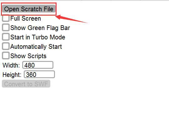 scratch文件怎么转换成swf格式? scratch转换格式的技巧