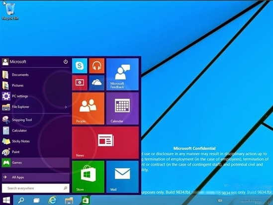 Win9曝光 最新版Build 9835和9836
