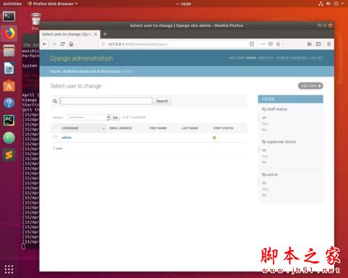 在Ubuntu里如何创建Django超极用户?