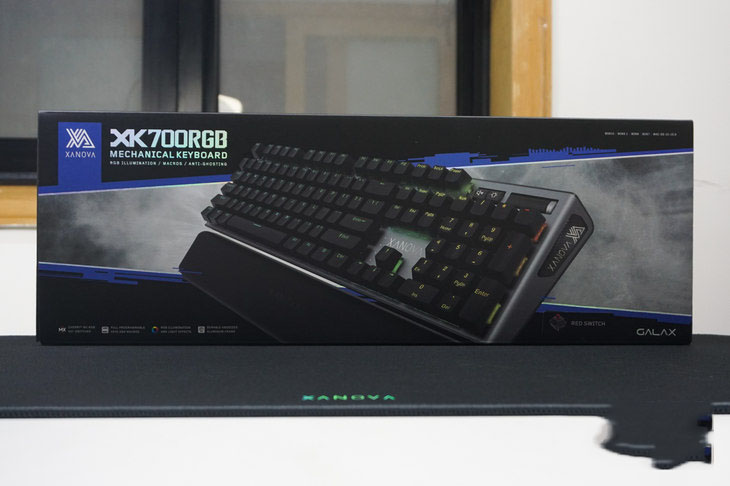 德国Cherry MX轴 影驰星极XANOVA磁爆 XK700 RGB键盘详细图文评测