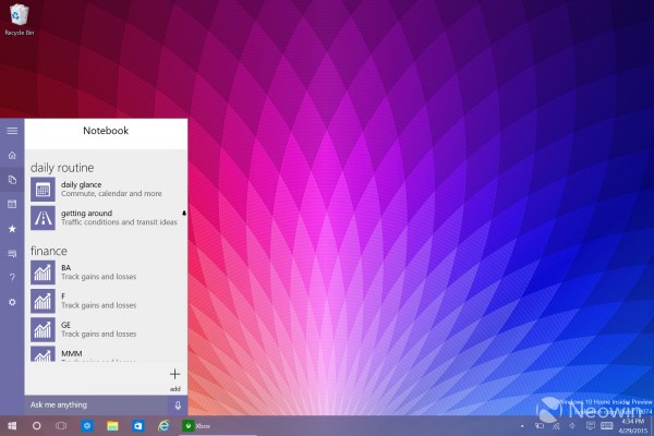 [图]Win10 Insider Preview Build 10074界面抢先看