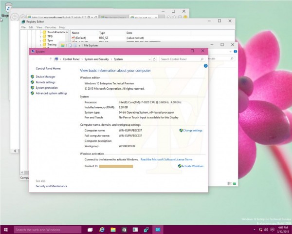 微软暗示新Win10最新版Build10036已在内部准备
