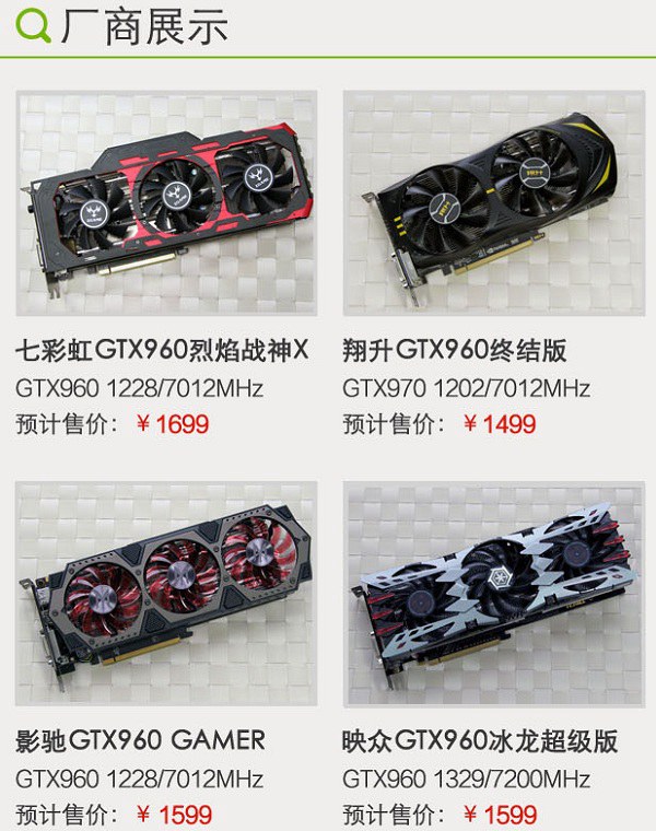 NVIDIA GTX960显卡怎么样 显卡天梯图看GTX960性能水平