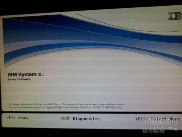 IBM system X3250 M4 配置RAID磁盘阵列的方法