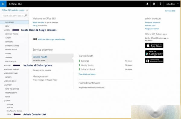 微软宣布 即将合并windows Intune账户入口与Office 365管理入口