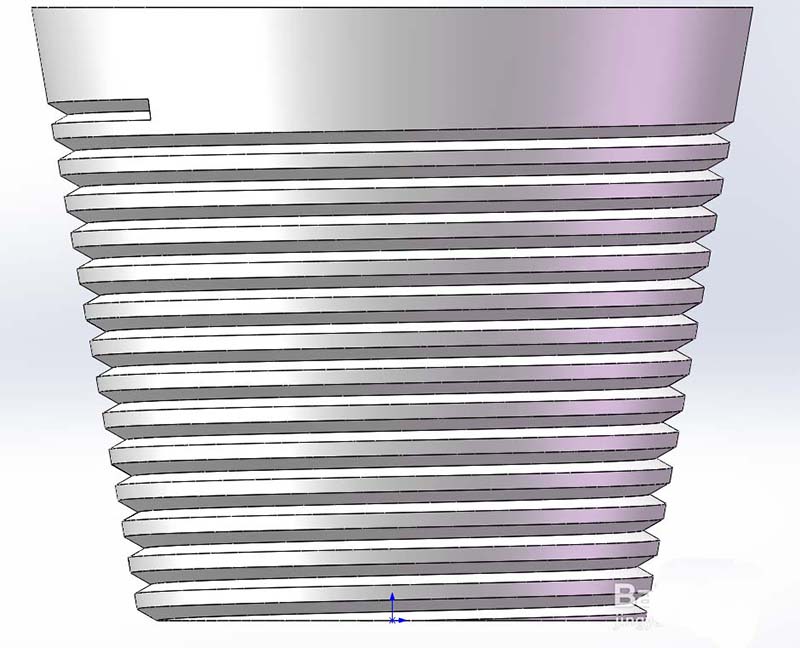 SolidWorks怎么创建锥螺纹?