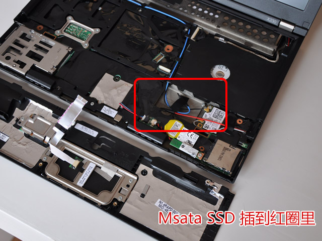 ThinkPad X230 安装MSATA SSD固态硬盘diy拆机教程