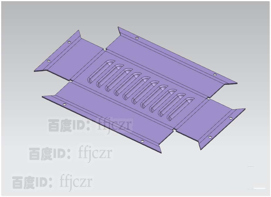 UG12.0怎么设计散热罩的钣金件?