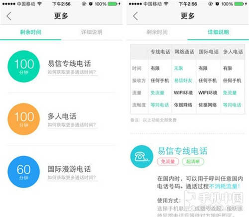 易信实现双人免费通话功能的测试