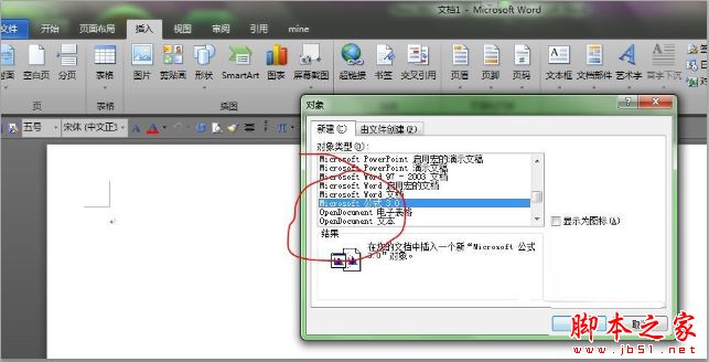 Word2010中公式编辑器在哪？