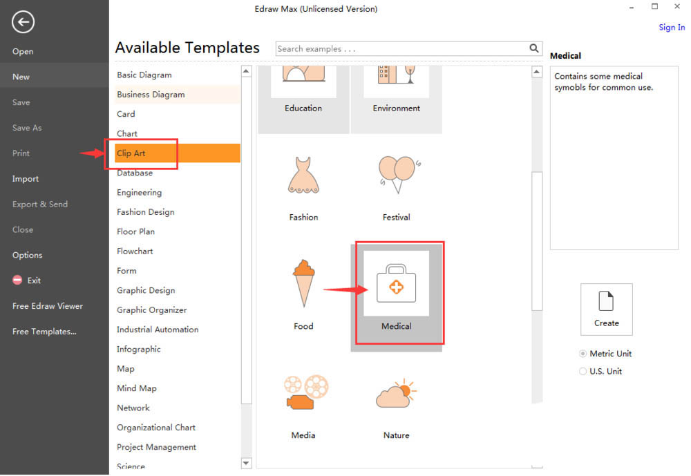 Edraw Max亿图图示怎么绘制护士帽?