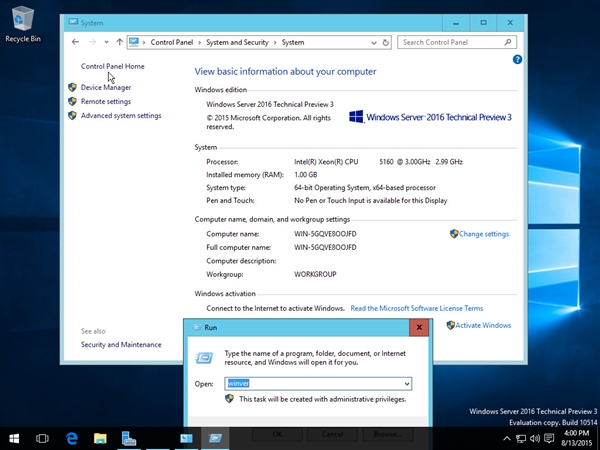 [海量截图+镜像下载]Windows Server 2016第三技术预览版泄露