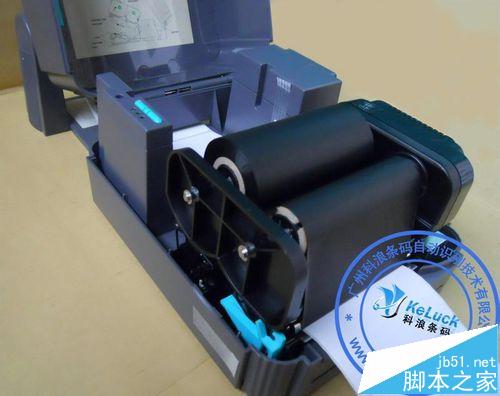 TSC244条码打印机机色带回收轴不转圈该怎么办?