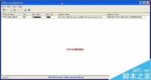 wirelesskeyview(无线网络信息查看)怎么使用?wirelesskeyview图文使用教程