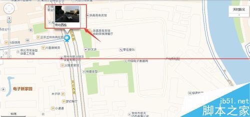 电脑怎么使用高德地图查当地的街景？