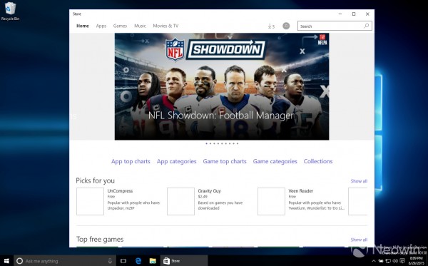 Windows 10 Build 10154上手操作截图欣赏