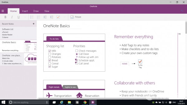 Win10 Build 9926预览版全新OneNote怎么样？