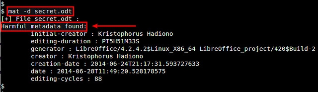 在Linux系统下移除文件内的隐私数据的方法和具体步骤