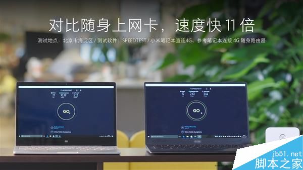 小米新笔记本内置4G上网卡速度怎么样?狂飙10MB/s速度超快