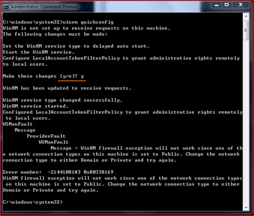 Windows Remote Shell(WinRM)使用介绍