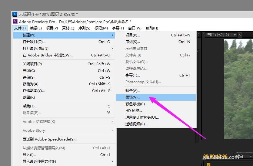 premiere视频怎么添加黑场过渡? pr黑场的添加方法