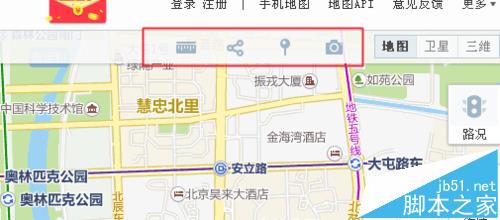 搜狗地图怎么使用测量工具测量实际距离?