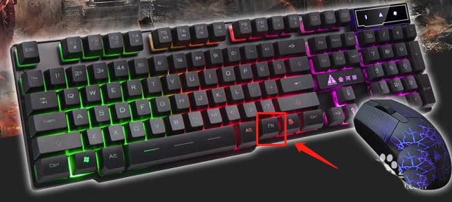 金河田键盘怎么关闭灯光?