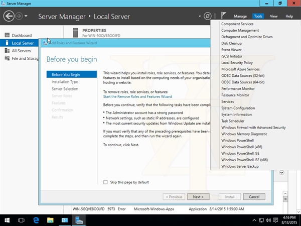 [海量截图+镜像下载]Windows Server 2016第三技术预览版泄露