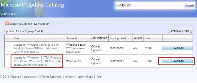 Win10 1803更新没声音了怎么办？KB4468550补丁修复方法
