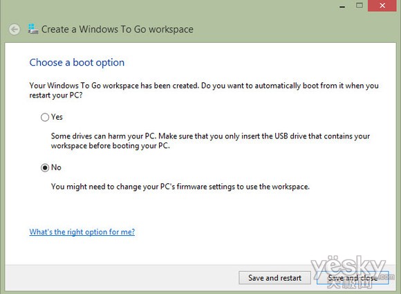 Windows To Go将Win8装进U盘利用优盘提供Win8环境