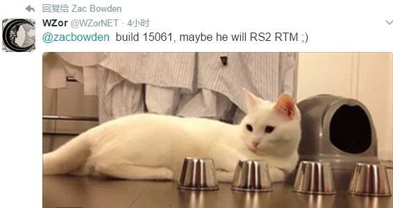 Win10创造者更新RTM正式版本号可能是15061