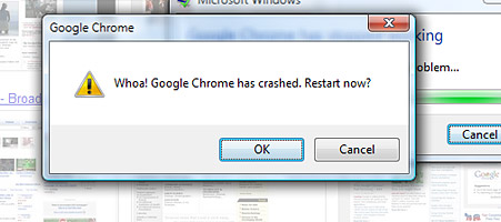 Chrome浏览器崩溃掉的小技巧