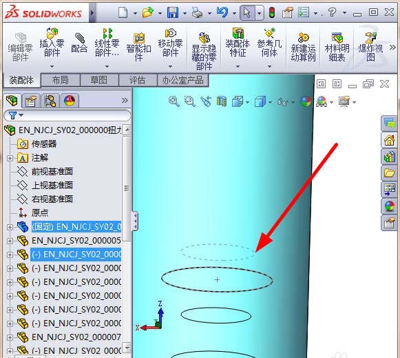 solidworks装怎么隐藏螺纹线? sw隐藏螺纹线的两种方法