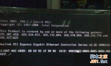 Win7开机出现CLIENT MAC ADDR的原因及解决方法