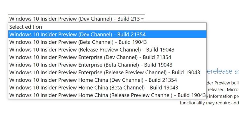 Win10 21H2 Build 21354 ISO 太阳谷官方镜像预览版下载
