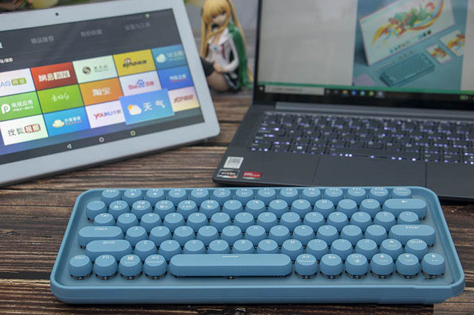 高颜值无线机械键盘雷柏ralemo Pre 5击中你的少女心!