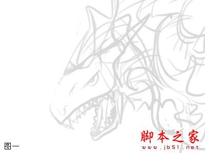 如何使用openCanvas(CG手绘软件)画出一条史前的红龙?openCanvas绘画红龙教程
