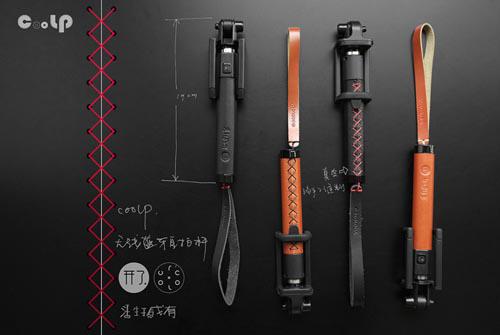 手工真皮无线蓝牙自拍杆的介绍与使用方法