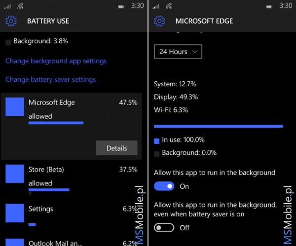 Windows 10 10149手机版曝光 Edge浏览器地址栏移到底部