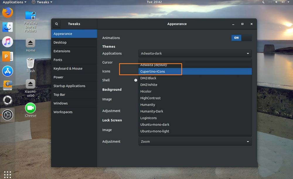 Ubuntu怎么更换桌面图标? Ubuntu更换桌面图标的教程