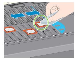 HP Designjet Z6800打印机怎么清洁打印平台?