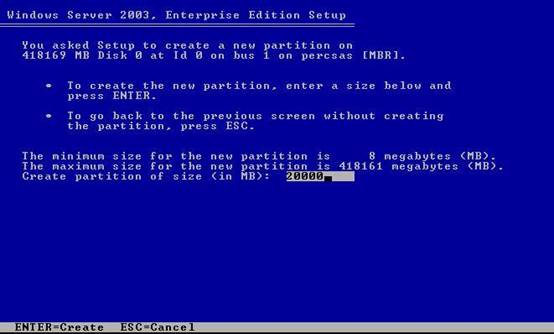 戴尔DELL服务器的win2003操作系统安装方法